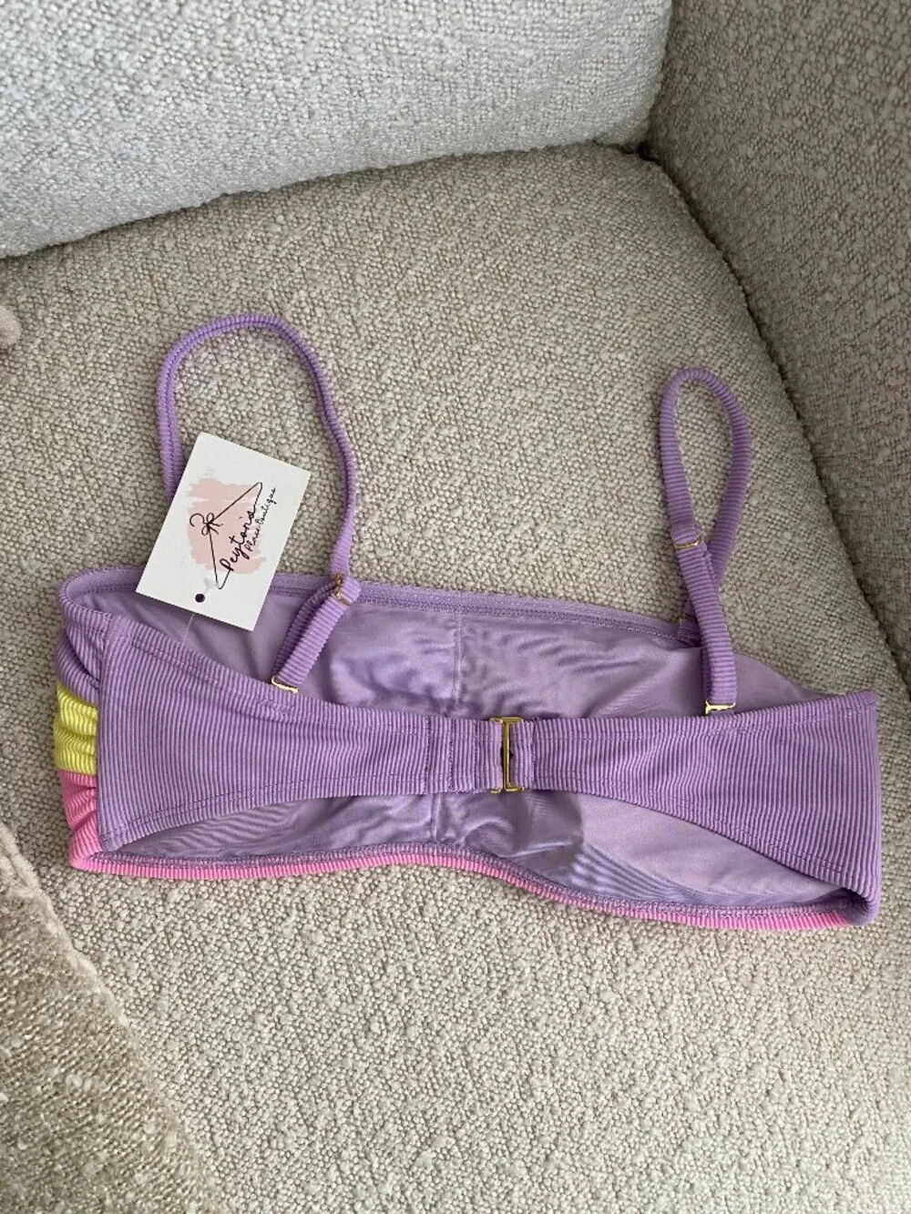 BEACH RIOT NWT | Kay Top in Sublime Spring Colorblock